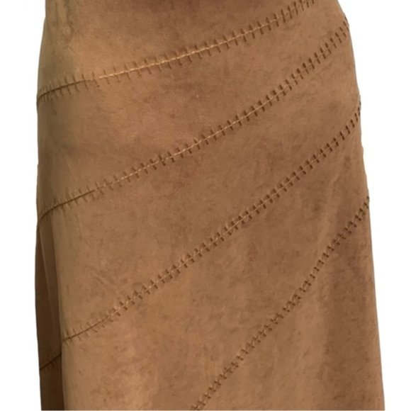 26 NORTON Mcnaughton Woman’s suede like midimaxi skirt - Picture 2 of 5